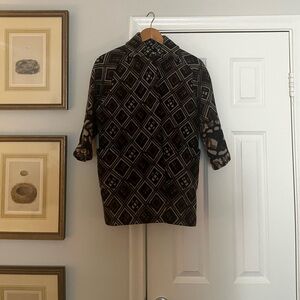 Anthropologie trendy, warm geo coat